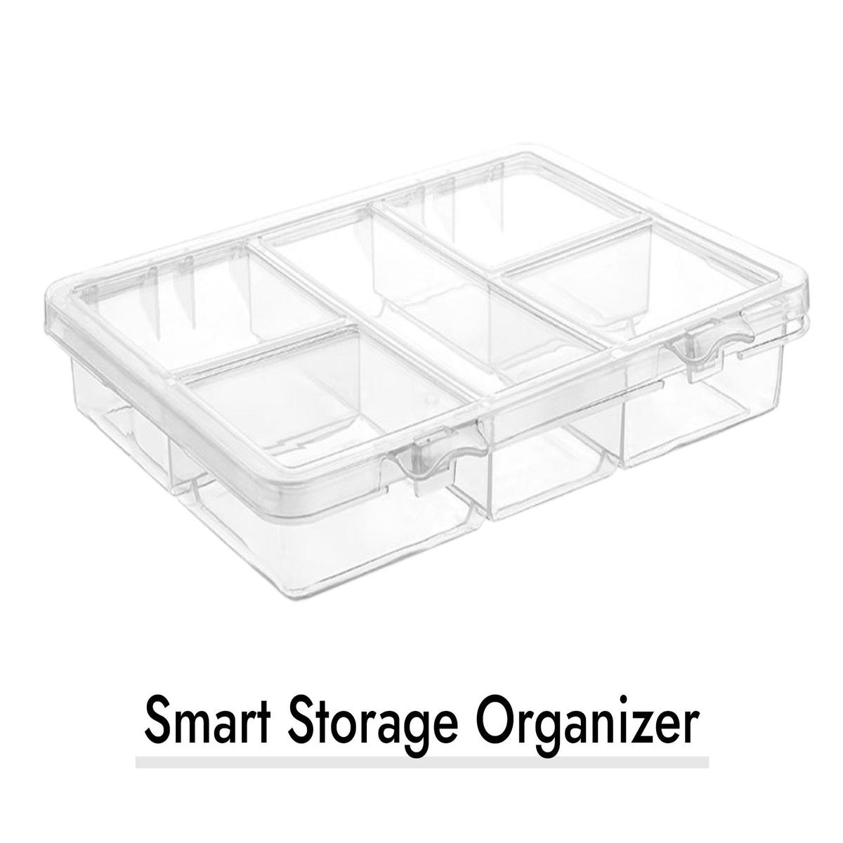 Smart Storage Box Organizer with Connected Cover