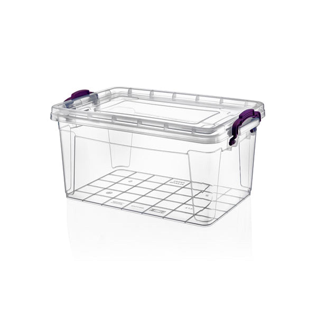 Clear Storage Box; 13.7 lt